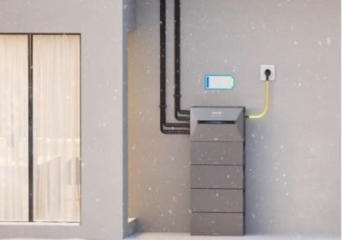 Solarbalkonspeicherung im Winter